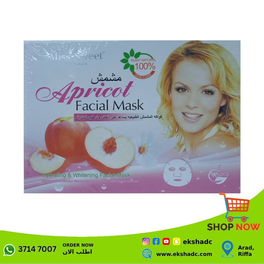 Miss Sweet Apricot Facial Mask - Pack of 10