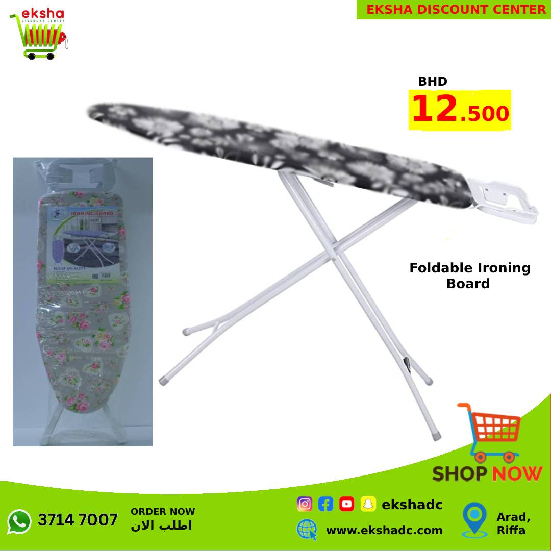 Foldable Ironing Board with Adjustable Stand (0004)