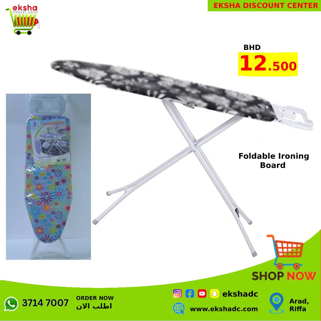 Foldable Ironing Board with Adjustable Stand (0003)