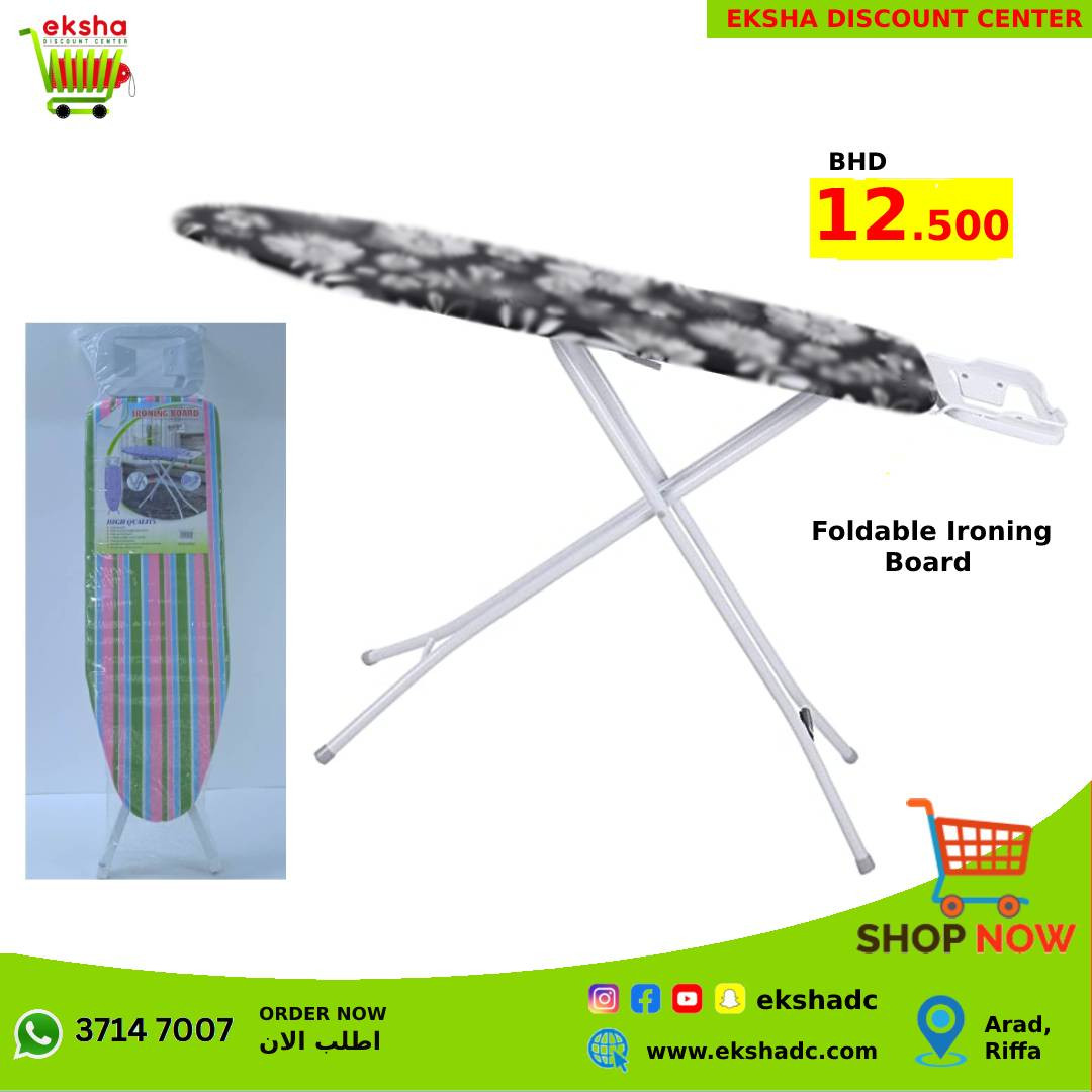 Foldable Ironing Board with Adjustable Stand (0005)