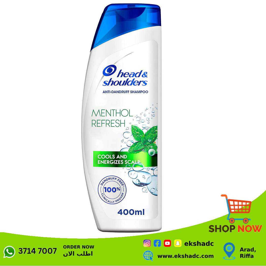 Head & Shoulder Menthol Refresh Shampoo - 400ml