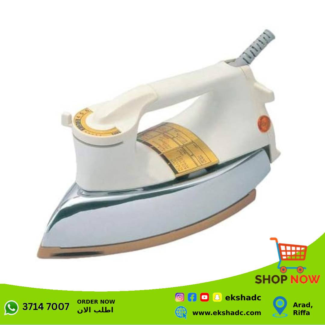 Olympia 1000W Heavy Weight Dry Iron (OE-21AWTXJ)