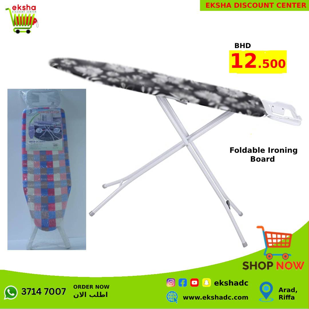 Foldable Ironing Board with Adjustable Stand (0001)
