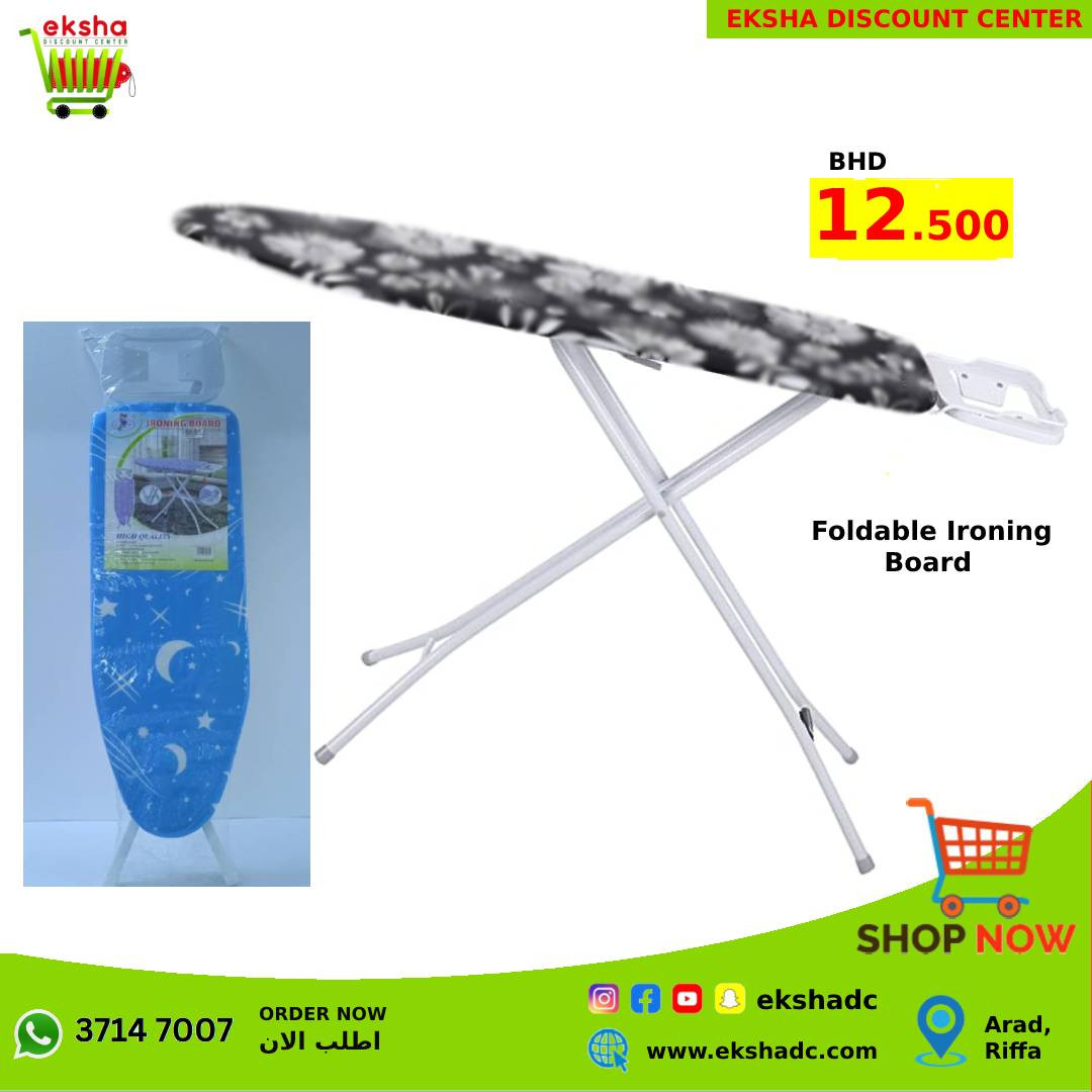 Foldable Ironing Board with Adjustable Stand (0002)
